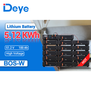 Paquete de Baterías LiFePO4 Deye BOS-W 51.2V 5.12kWh, Inversor Compatible, Batería Compatibles con el Inversor Deye, Mayor Eficiencia EncyS - Product Image 1