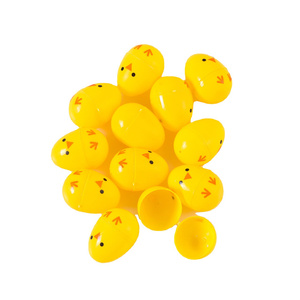Nuevos Huevos de Pascua de Plástico Rellenables con Forma de Pollito, Coloridos y Brillantes para la Cacería de Huevos del Conejo de Pascua - Product Image 3