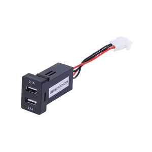 Adaptateur d'alimentation automatique 4.2A double USB <span class=keywords><strong>Prise</strong></span> 2 ports Chargeur de voiture pour Toyota GPS <span class=keywords><strong>iPhone</strong></span> iPad iPod <span class=keywords><strong>Audio</strong></span> 12-24V - Product Image 2