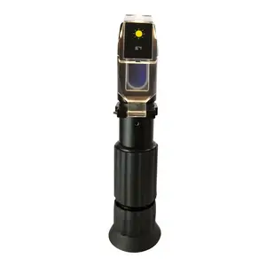 Réfractomètre portable RHS-4ATC réfractomètre de laboratoire avec lumière LED compteur d'aquarium pour aquarium d'eau de mer