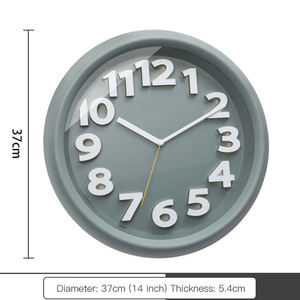 <span class=keywords><strong>Horloge</strong></span> <span class=keywords><strong>murale</strong></span> moderne nordique 14 pouces, nouveau modèle, décoration de maison, silencieuse, grande <span class=keywords><strong>horloge</strong></span> analogique, vente en gros - Product Image 5