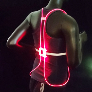 Chaleco de Seguridad Reflectante LUMIXELL con Linterna Frontal Recargable de 200lm IP44, Luz Intermitente para Correr y Ciclismo - Product Image 5