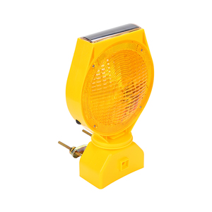 ไฟเตือนกระพริบ LED พลังงานแบตเตอรี่โซลาร์สำหรับรถยกแบบกำหนดเองได้  ไฟกั้นจราจรแบบกันน้ำเพื่อความปลอดภัยบนท้องถนน - Product Image 1