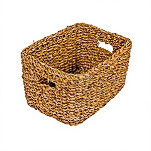 Paniers de rangement en jonc de mer faits à la main, paniers tissés naturels, organisateurs écologiques pour la maison, paniers pour le salon, la chambre à coucher, la cuisine - Product Image 5