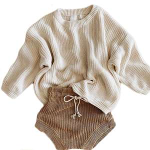 Latest Fashion Autumn Winter Custom Designer Baby Kids Sweater Knit <b>Jumper</b> Set Baby Clothes - Product Image 5