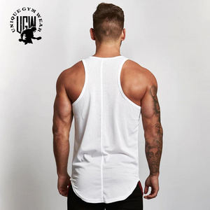 Camisetas Deportivas sin Mangas para Hombre, Estilo Urbano, Cuello en V, Transpirables, de Secado Rápido, Estampadas, de Primera Calidad, 100% Algodón, Venta al Por Mayor - Product Image 4