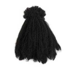 Capelli Umani Brasiliani Afro Kinky Bulk per Intrecciare, Quattro Bobine Remy, Otto Trenti Pollici, Cento Grammi, Senza Sostanze Chimiche, USA Europa - Product Image 1