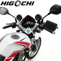 Système audio MP3 LED étanche pour moto, scooter et VTT avec télécommande et son stéréo