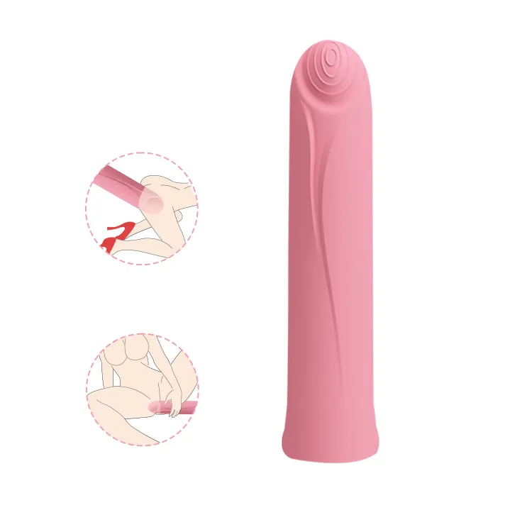 Mainan seks getaran 12 frekuensi mode Top untuk wanita vibrator seks mini kuat tongkat pemijat getar vibrator stimulator