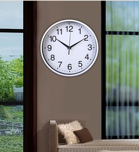 <span class=keywords><strong>Horloge</strong></span> <span class=keywords><strong>murale</strong></span> analogique à quartz silencieuse moderne de 10 pouces avec affichage à <span class=keywords><strong>aiguilles</strong></span>, motif nature morte LUMINOVA, couvercle en plastique, alimentée par piles, pour salon - Product Image 3