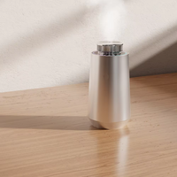 Vente Fabricant : Diffuseur de Voiture Métallique Sans Eau pour Huiles Parfumées, Contrôle Intelligent IoT, Type-C, Lumière Ambiante Colorée, Compatible Maison Intelligente