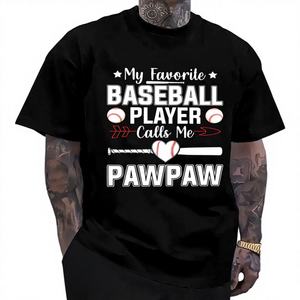 Camisetas Gráficas Unisex con Estampado Divertido, Camisetas Básicas de Cuello Redondo para Hombre, Regalo para Papá, Hechas en EE. UU. - Product Image 1