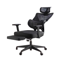Support de chaise en maille à dossier haut Hbada P5 avec chaises de bureau ergonomiques pivotantes de conception avancée