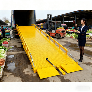 Chất lượng cao 10 tấn di động Dock đoạn đường nối xe nâng dốc <span class=keywords><strong>container</strong></span> dốc dốc - Product Image 6