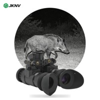 Teropong Penglihatan Malam JKNV PVS31 Gen2+ Fosfor Putih dengan Tabung Penguat Gambar Layar Pelangi MX10160 FOM2000 Resolusi 64Lp/mm