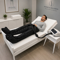 Appareil de Pressothérapie à 12 Chambres, Machine de Compression d'Air pour Jambes, Drainage Lymphatique, Dispositif de Massage, Bottes de Récupération – Outil Idéal de Physiothérapie