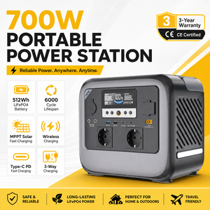 Estación de Energía Portátil de 1200W, Generador Solar MPPT de Onda Sinusoidal Pura, Carga Rápida para Hogar, Camping y Actividades al Aire Libre - Product Image 5