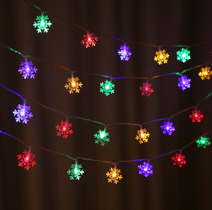 2023 joyeux noël bonne année réveillon décorations arc-en-ciel fée guirlande lumineuse LED pour arbre de noël lampe à LED ornements guirlande - Product Image 4