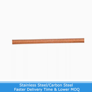 T2 מוט הברגה סגול נחושת/מוט בורג נחושת אדום m4 m5 m6 m8 m10 m12 ברים הברגה 30 40 50 60 80 90 100 200 מ "מ אורכי - Product Image 3