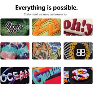 Sudadera con Capucha Extra Grande para Hombre, 100% Algodón, con Logotipo Personalizado, Estilo Holgado, Tejido French Terry, Informal y a la <span class=keywords><strong>Moda</strong></span> - Product Image 4