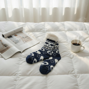 Thermal Sherpa Slipper Socks-Calcetines antideslizantes de invierno con forro polar - Product Image 5