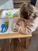 Kindergarten kinder holz kleinkind sinnesspiegel sand und wasser aktivitäten sinnesspiegel tisch für kinder