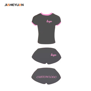 Custom <strong>Short</strong> <strong>Sleeve</strong> T <strong>Shirts</strong> and Mid Waist <strong>Shorts</strong> Sets Women Summer 2 Piece Loungewear Set Women Boutique Clothing - Product Image 4