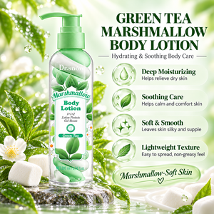 Loción Corporal de Té Verde con Vitamina E y Centella Asiática para el Cuidado de la Piel, Tratamiento para el Acné, Marca Privada, para Mujeres de Piel Oscura - Product Image 3