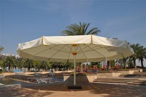 <span class=keywords><strong>Parasol</strong></span> de jardin extérieur de grande taille avec lumière, en aluminium, design moderne - Product Image 4