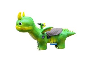 Machine d'arcade simulateur de course pour enfants, modèle carré, avec voiture dinosaure et équipement à batterie, pour divertissement - Product Image 3