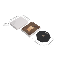 Lampe pliable LED moderne en forme de diamant, veilleuse, cadeaux d'entreprise, cadeau personnalisé pour bibliothèque, bar, café
