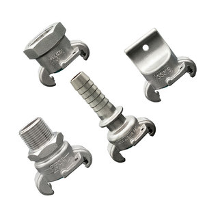 Raccord de tuyauterie de style américain en acier au carbone, acier inoxydable 316, type griffe, forme corne marine, Chicago, galvanisé, NPT - Product Image 5