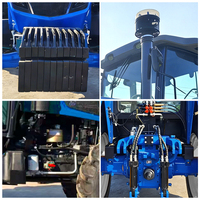 Tracteurs agricoles neufs chinois de grande puissance 4x4 wd 120 ch - 200 ch Tracteur hydraulique agricole