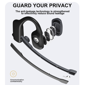 Starsky X3 LED écouteurs de sport casque antibruit Boom Microphone mains libres Air Bone Conduction casque ouvert - Product Image 3