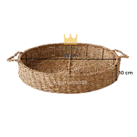 Plateau décoratif de luxe en jonc de mer fait main, centre de table, plateau écologique en paille de mer, bon prix, en promotion