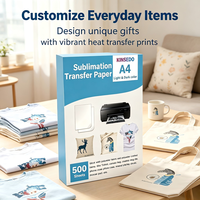 Papier de sublimation en gros, papier transfert thermique A4/A3/en rouleau pour imprimantes à jet d'encre
