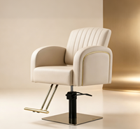 Chaise de barbier hydraulique confortable au design nouveau et populaire pour salon de coiffure et de beauté