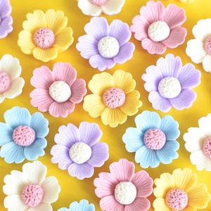 Miniatures de fleurs en résine, accessoires artisanaux pour la création de bijoux, épingles à cheveux, broches, DIY, coques de téléphone, aimants de réfrigérateur - Product Image 1