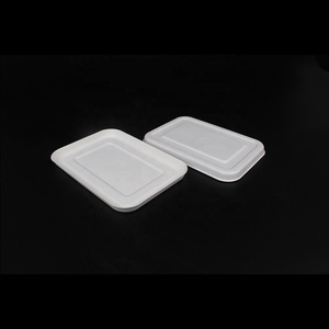 Caixa de Hambúrguer de Bagasse Personalizada 750 ml para Viagem, Embalagens de Alimentos Descartáveis Biodegradáveis - Product Image 4