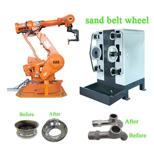 Intelligent Robot Workstation Polishing Machine Sand Belt Abrasive Flap Wire Drawing Burnishing Wheel Grinding Polishing Machine