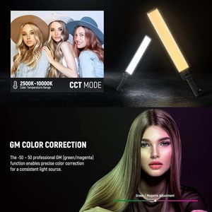 Neewer Rgb Light <strong>Wand</strong> With 2.4g/app Control Upgraded 360 Touchable Rgbww Mixer Photography Handheld Led Video Lighting - Product Image 3