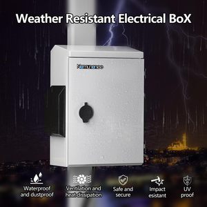 صندوق كهربائي خارجي مقاوم للماء IP55، علبة كهربائية خارجية، صندوق توصيل مقاوم للعوامل الجوية - Product Image 3