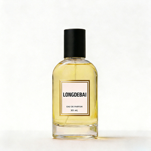Botella de Perfume Vacía Cilíndrica Simple al por Mayor con Bajo MOQ, 30ml 50ml 100ml, Botella de Vidrio Transparente para Perfume con Etiqueta Adhesiva - Product Image 4