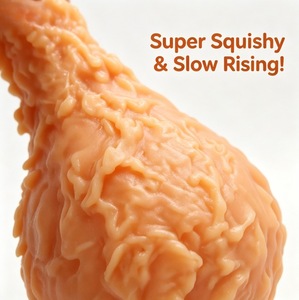 Jouet anti-stress souple à faible rebond, simulation de bâton de tambour et de cuisse de poulet frit, pour enfants et adultes, prix de gros - Product Image 6