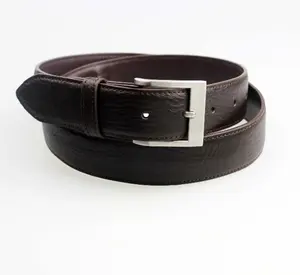 HOT SALE! New Black Hidden Compartment Man's Genuine Leather Money Travel Belt