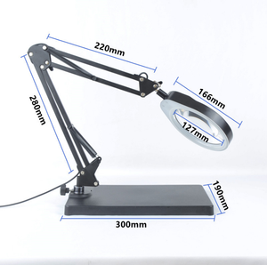 Abrazadera de escritorio 2 en <span class=keywords><strong>1</strong></span>, lupa de mantenimiento con luz LED - Product Image 2