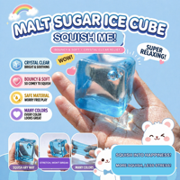 Bestseller transfrontalier Squishies anti-stress à récupération lente en forme de cube de glace, méduse et bloc de fromage (en caoutchouc thermoplastique)