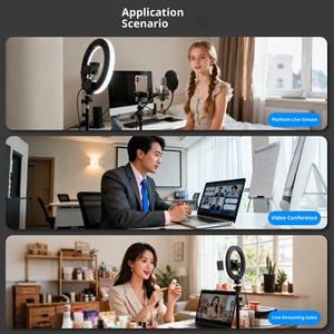 PC bilgisayar kamera için Webcam 720P USB arayüzü Online sınıflar için 30fps 1MP canlı toplantı ofis yerleşik mikrofon - Product Image 6