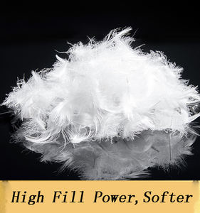 Pluma de ganso blanca lavada, almohada de plumas, Incerts, alta calidad, RDS - Product Image 4