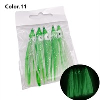 Toptan 6/9/12cm Işıklı Plastik Ahtapot Yumuşak Yem |   Kalamar Eteği Tai Jig'i |   Tuzlu Su Balıkları Göl Kullanımı |   3 Boyutta Mevcut |   OEM